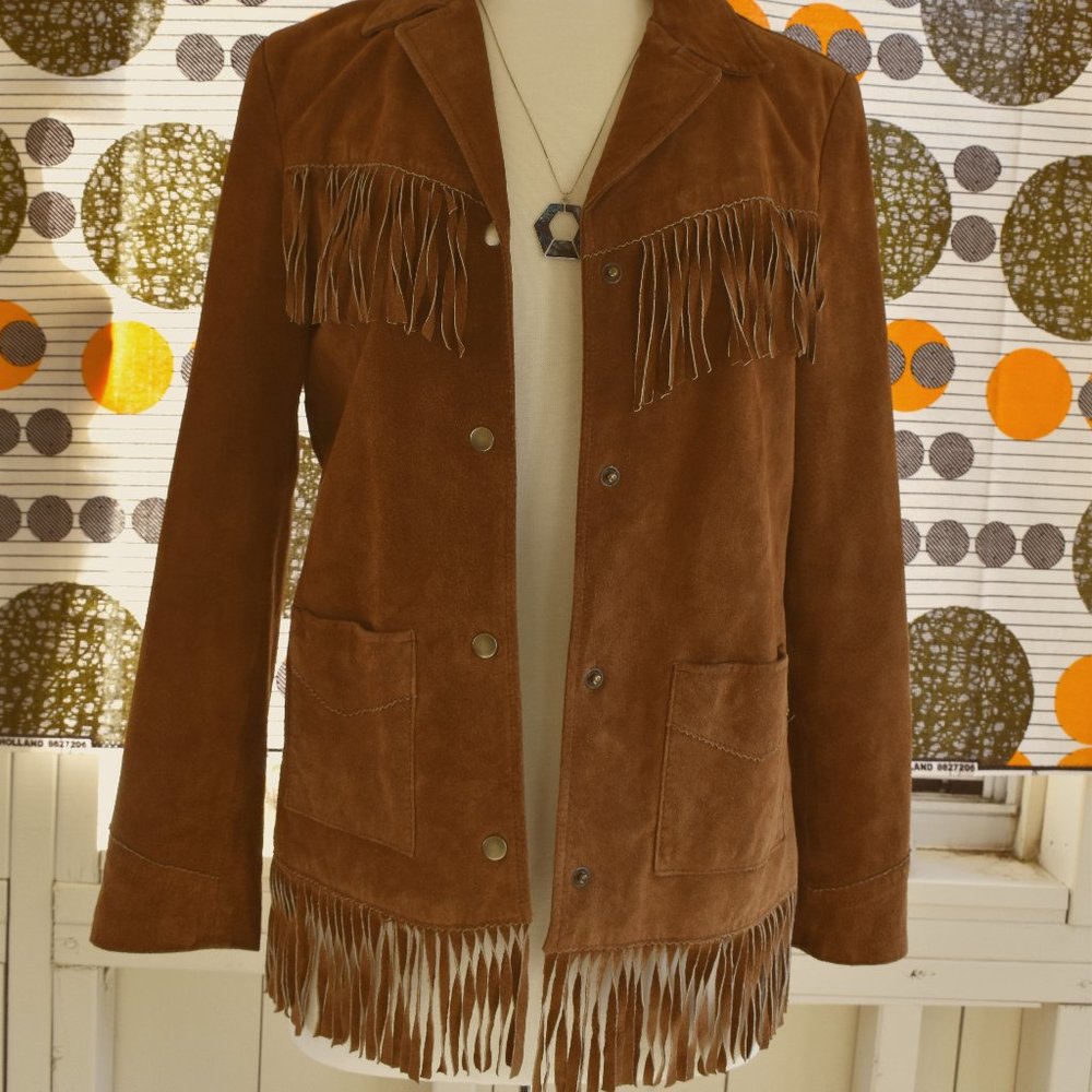 VTG Suede Fringe Jacket